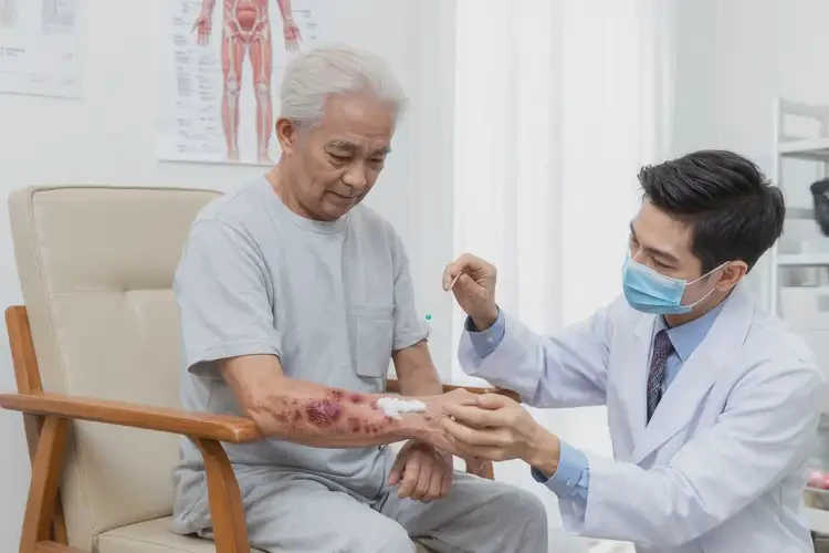 高龄老人手臂上经常起湿疹能够彻底治愈吗(图3)