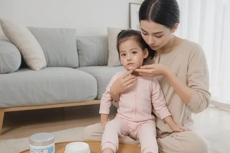 孩子臉上經(jīng)常長濕疹可不可以徹底自愈(圖3)