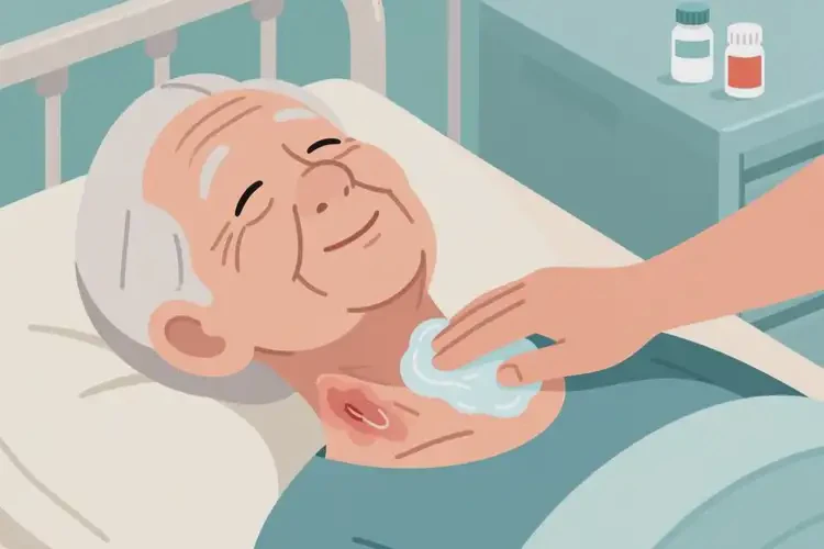 高齡老人脖子上出濕疹能夠徹底治愈嗎(圖2)