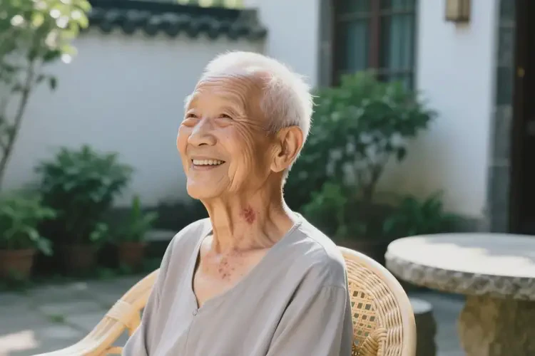 高齡老人脖子偶爾起濕疹不管它會(huì)自己痊愈嗎(圖2)