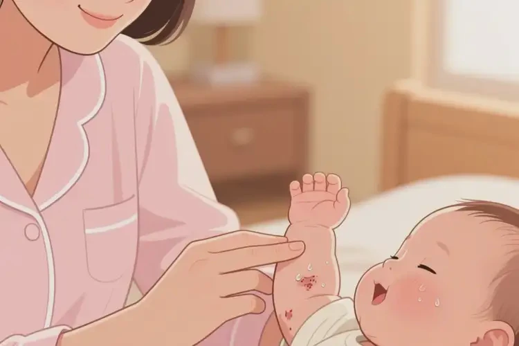 嬰幼兒手臂上偶爾起濕疹能徹底自愈嗎(圖3)