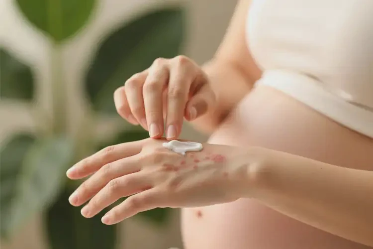 孕婦手上出現(xiàn)濕疹能夠徹底治愈嗎(圖3)