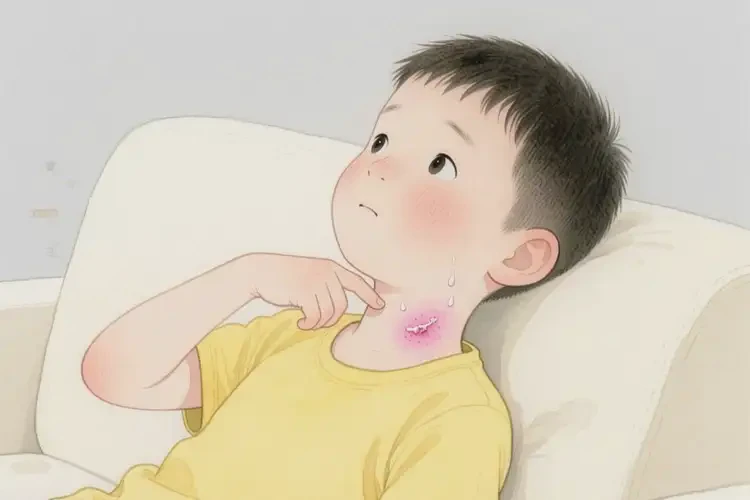 小學生脖子上偶爾起濕疹不管它會自己痊愈嗎(圖2)