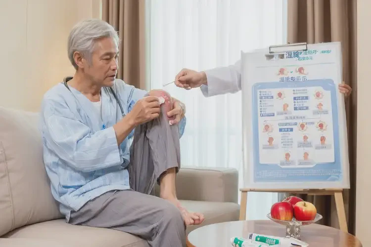 老人小腿偶爾長濕疹可以徹底自愈嗎(圖1)