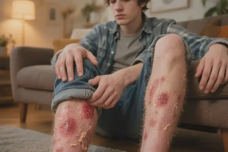 青年人小腿上經(jīng)常起濕疹能徹底自愈嗎(圖3)