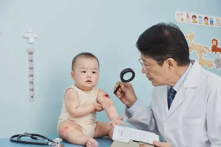 嬰兒臉上偶爾長(zhǎng)濕疹不管它會(huì)自己好嗎(圖2)