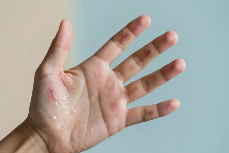 中學(xué)生手上經(jīng)常起濕疹不管它會自己痊愈嗎(圖4)