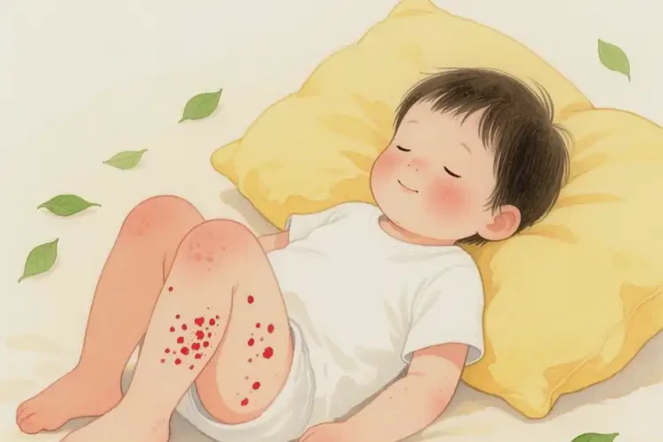 少兒大腿偶爾起濕疹能靠自己自愈嗎(圖3)