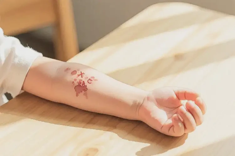 孩子手臂上有濕疹能夠徹底治愈嗎(圖3)