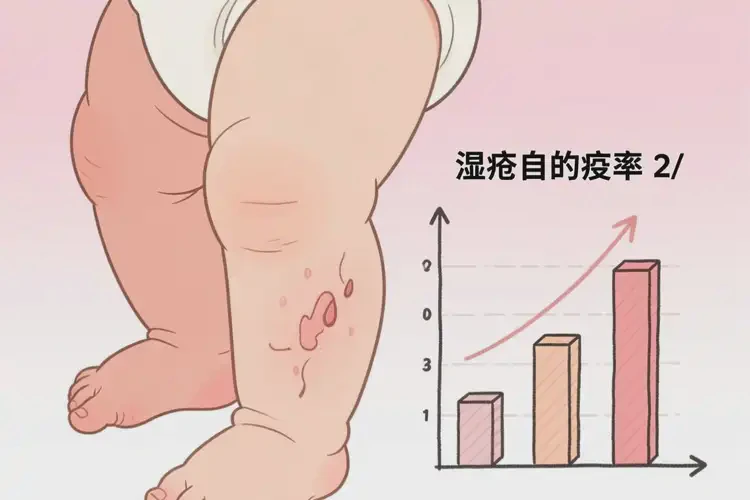 寶寶大腿容易起濕疹能徹底自愈嗎(圖2)