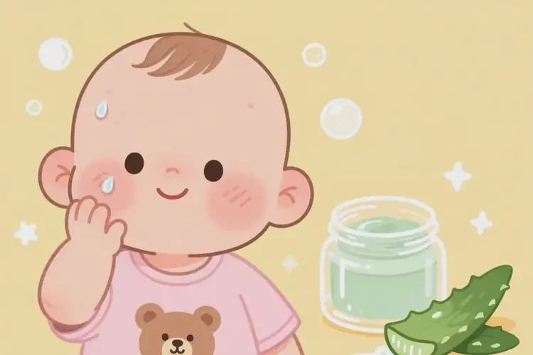 小兒臉上偶爾長濕疹不管它會(huì)自己自愈嗎(圖2)