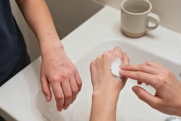 青少年手上起濕疹不管它會(huì)自己自愈嗎(圖2)