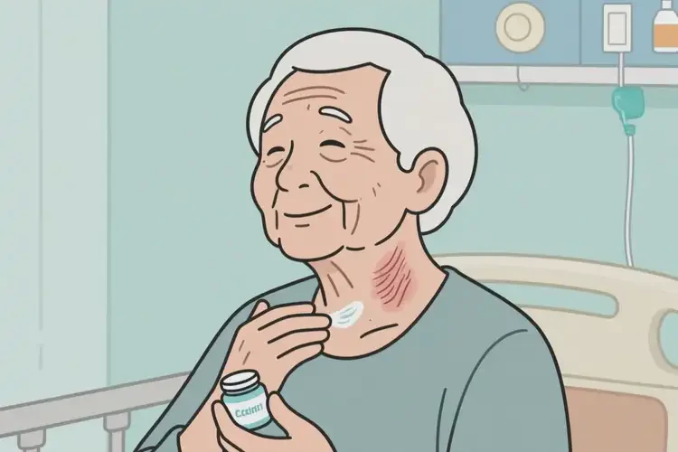 高齡老人脖子上出濕疹能夠徹底治愈嗎(圖4)