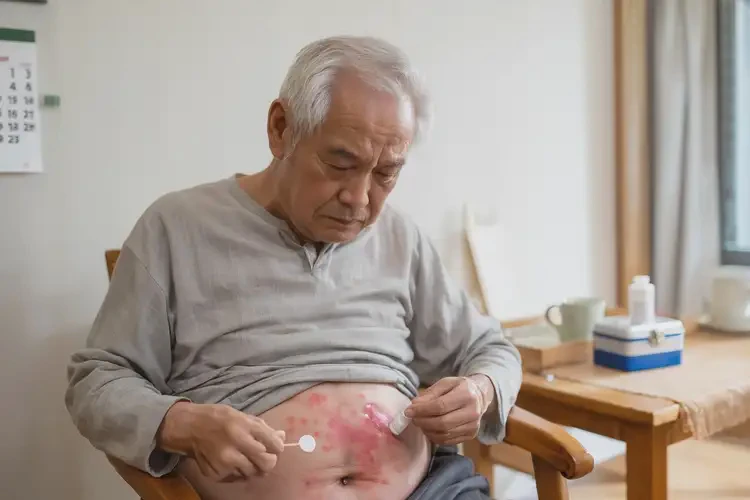 老年人肚子上容易起濕疹能徹底自愈嗎(圖3)
