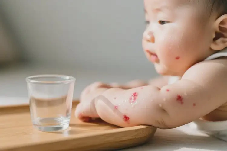 嬰兒手臂上出濕疹能靠自己自愈嗎(圖1)