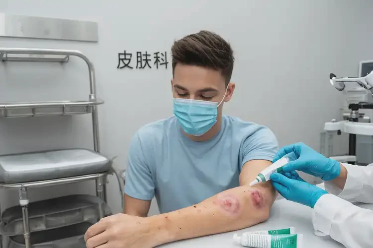 青年人手臂上起濕疹可以徹底自愈嗎(圖3)