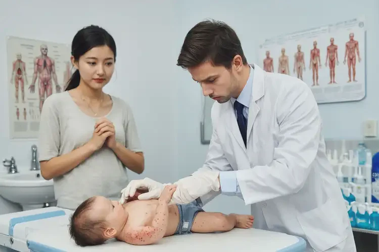 嬰幼兒手臂長濕疹不管它會自己自愈嗎(圖2)