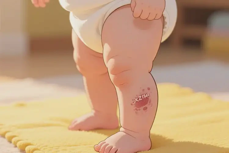 嬰幼兒大腿上起濕疹不管它會(huì)自己自愈嗎(圖1)