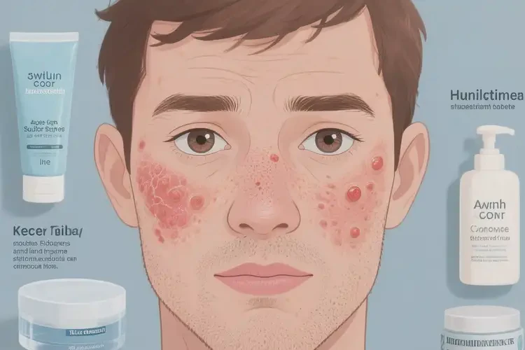 男人面部起濕疹不管它會自己痊愈嗎(圖3)