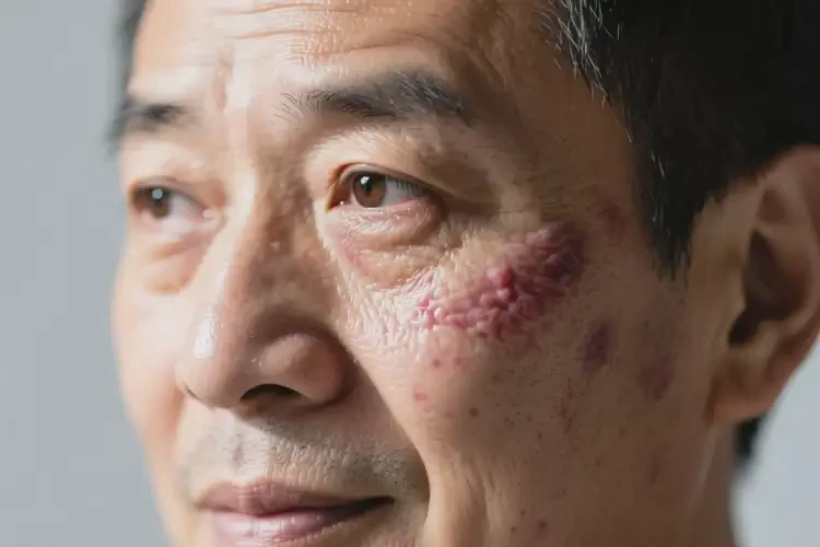 男人面部有濕疹能夠徹底治愈嗎(圖3)