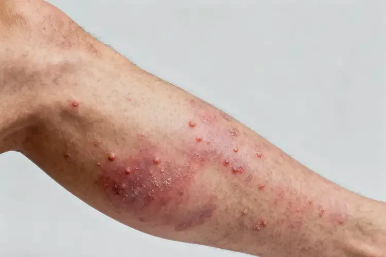 男性身上容易起濕疹能夠徹底治愈嗎(圖2)