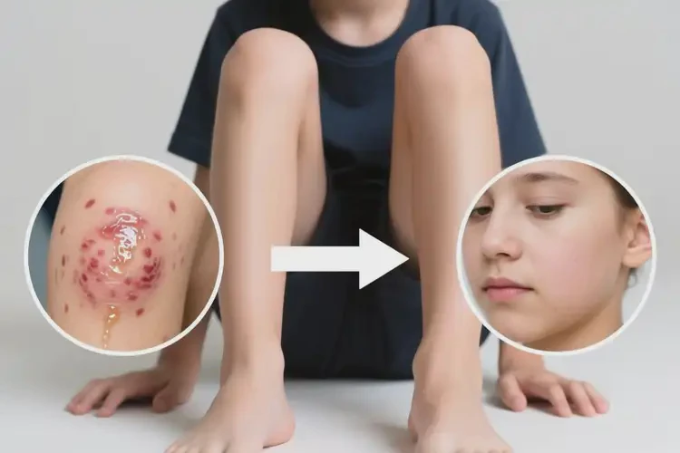 青少年小腿上長(zhǎng)濕疹能夠徹底治愈嗎(圖2)