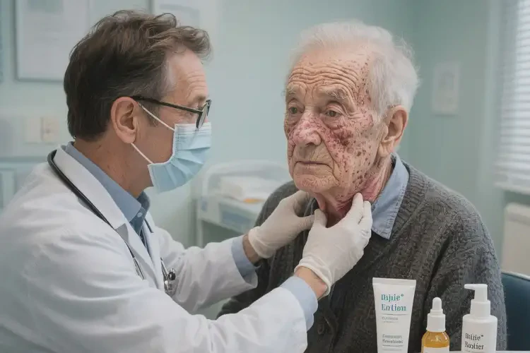 高齡老人脖子上長濕疹不管它會自己好嗎(圖3)