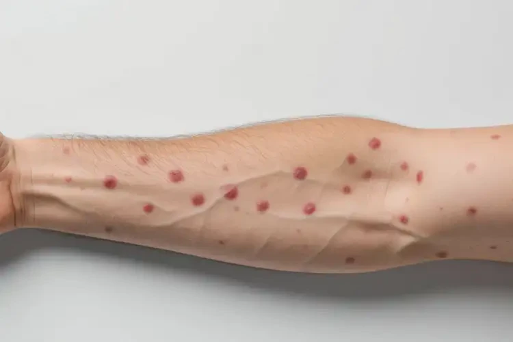 男人手臂偶爾長濕疹不管它會自己好嗎(圖1)