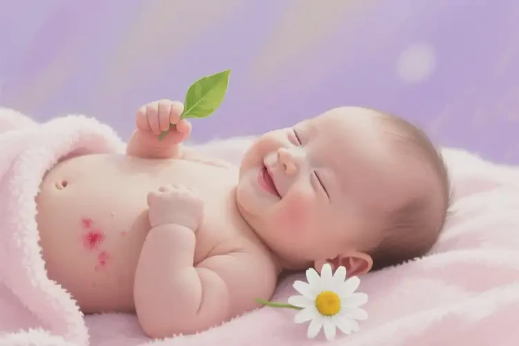 幼兒肚子上有濕疹可以徹底自愈嗎(圖1)