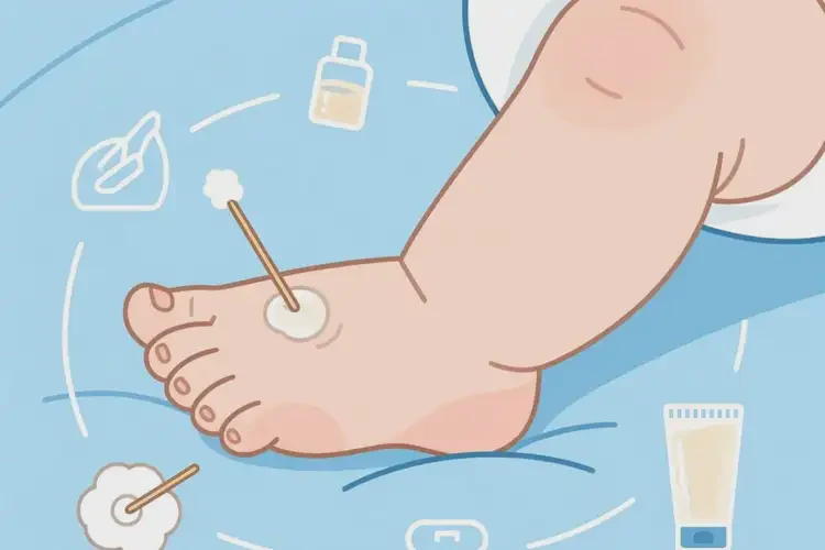 寶寶腳上經(jīng)常起濕疹不管它會(huì)自己好嗎(圖1)