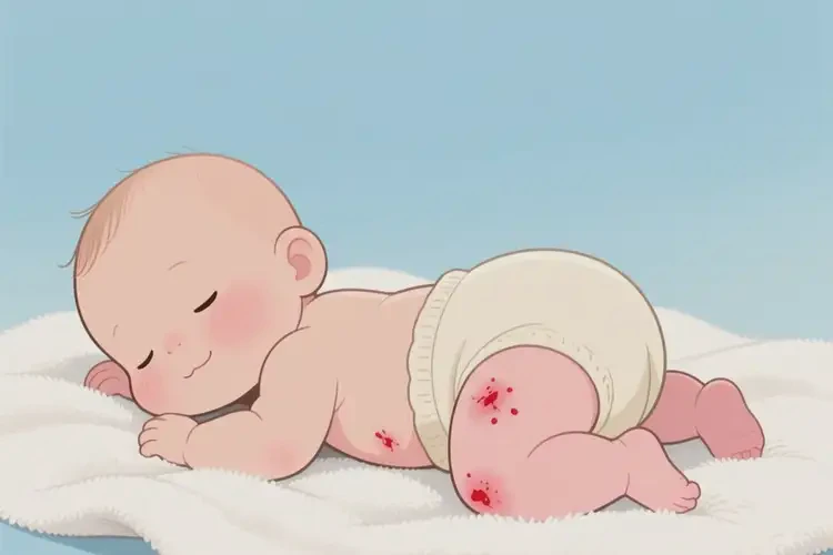 寶寶屁股上出濕疹不管它會(huì)自己好嗎(圖4)