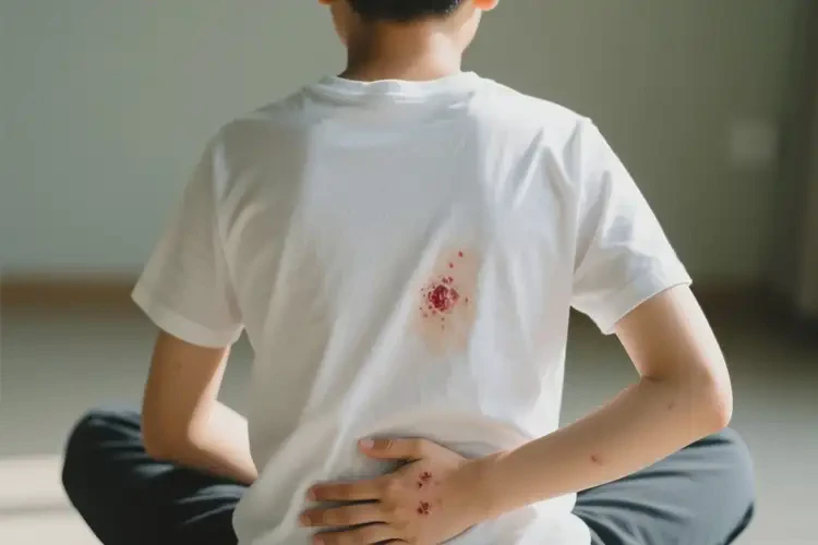 中學生肚子偶爾長濕疹可不可以徹底自愈(圖1)