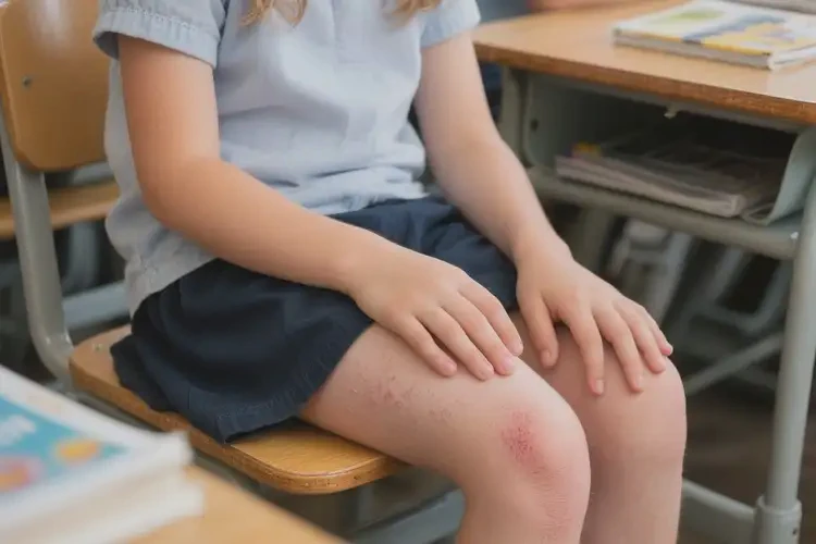 小學(xué)生大腿上容易長濕疹能徹底自愈嗎(圖4)