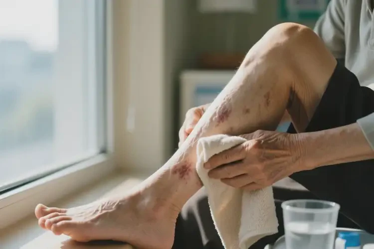 高龄老人小腿上偶尔长湿疹可不可以彻底自愈(图3)