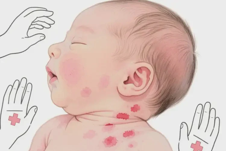 新生兒脖子起濕疹可以徹底自愈嗎(圖4)