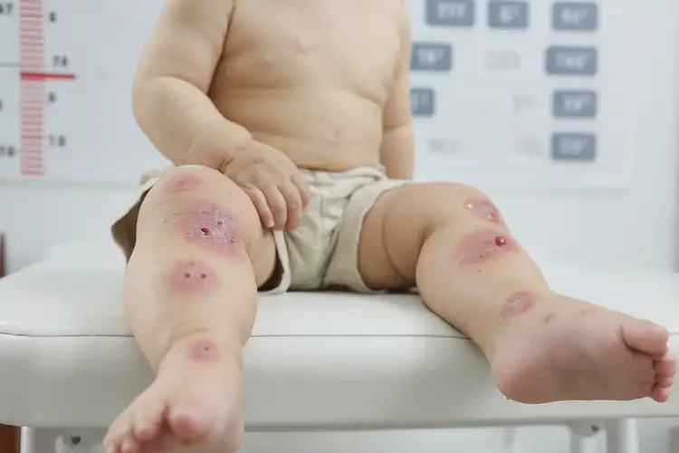 幼兒大腿容易起濕疹能徹底自愈嗎(圖4)