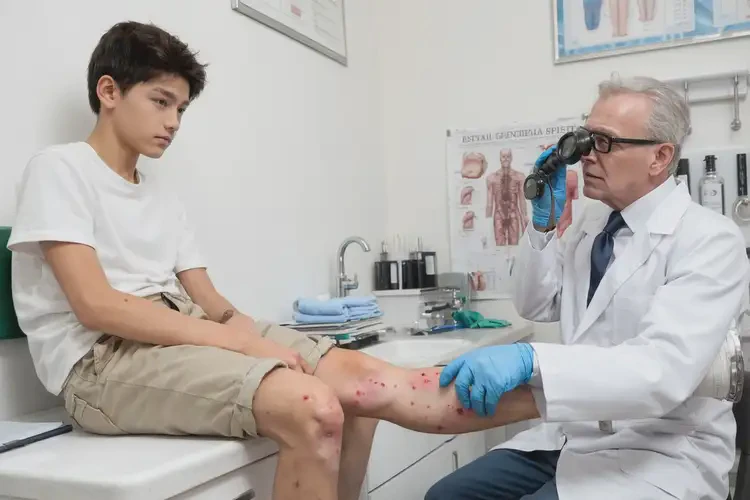 大學(xué)生小腿偶爾起濕疹不管它會(huì)自己自愈嗎(圖3)