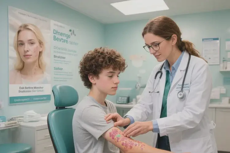 青少年身上容易長(zhǎng)濕疹可以徹底自愈嗎(圖2)