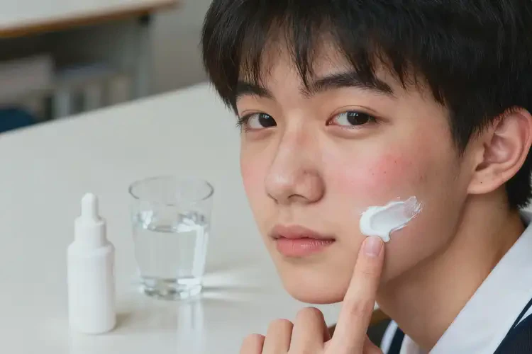 大學(xué)生面部偶爾長(zhǎng)濕疹可不可以徹底自愈(圖1)