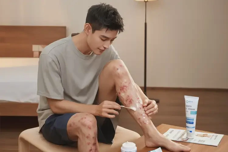 青年人小腿出濕疹能徹底自愈嗎(圖2)