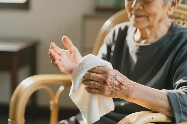 高齡老人手上偶爾起濕疹不管它會自己痊愈嗎(圖3)