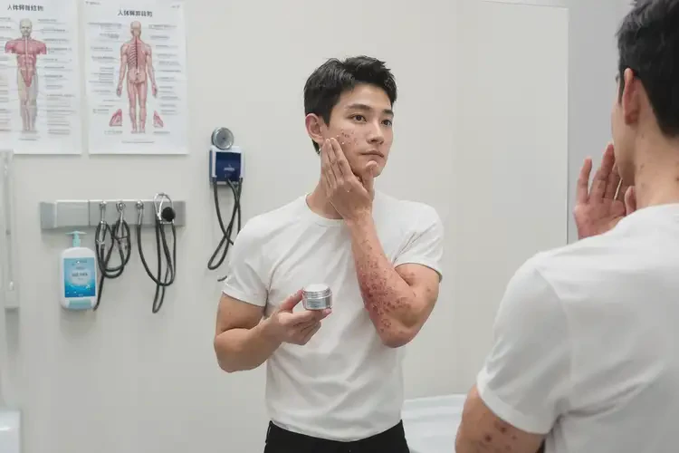 青年人全身偶爾起濕疹不管它會(huì)自己自愈嗎(圖3)