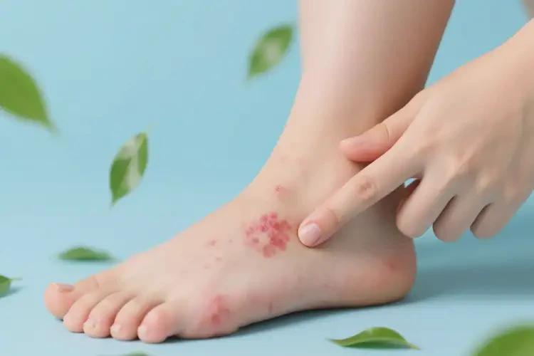 女生腳上偶爾起濕疹可以徹底自愈嗎(圖4)