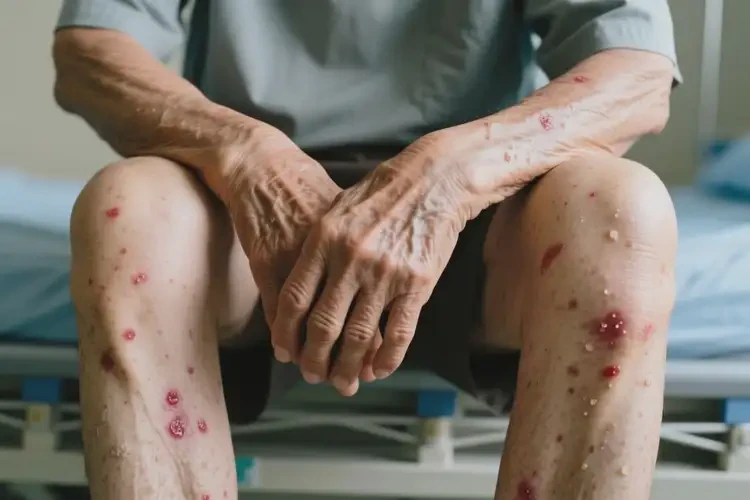 老年人四肢偶爾起濕疹不管它會自己好嗎(圖2)