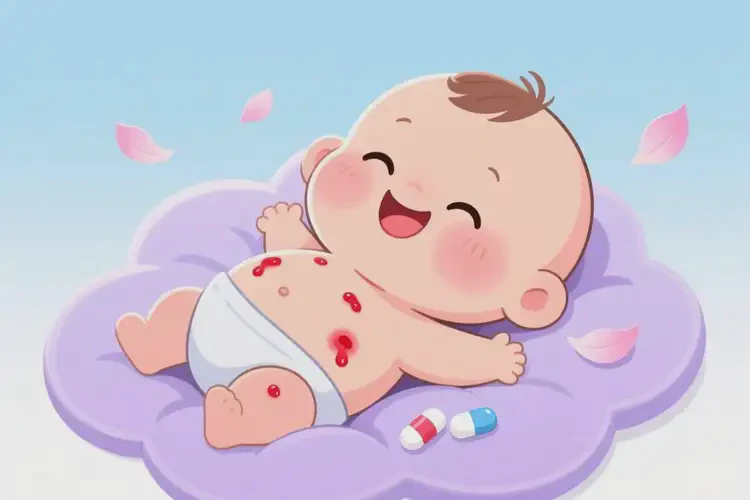 新生兒肚子有濕疹能靠自己自愈嗎(圖1)