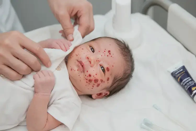 新生兒身上起濕疹可不可以徹底自愈(圖3)