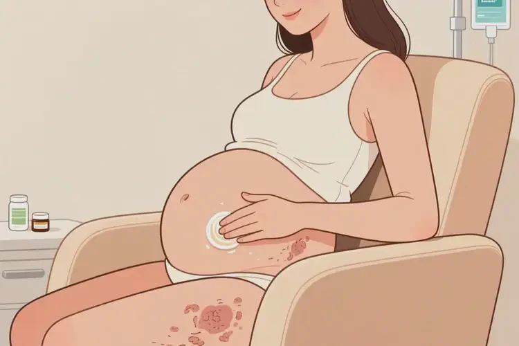 孕婦屁股上有濕疹能夠徹底治愈嗎(圖3)