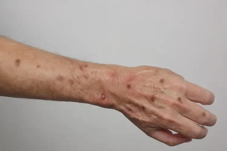 女人脸上偶尔起湿疹不管它会自己痊愈吗(图2)