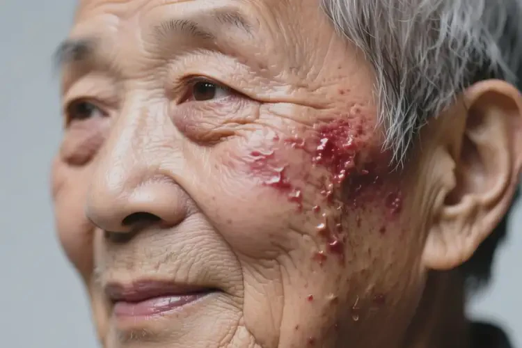 老人臉上起濕疹不管它會(huì)自己自愈嗎(圖3)