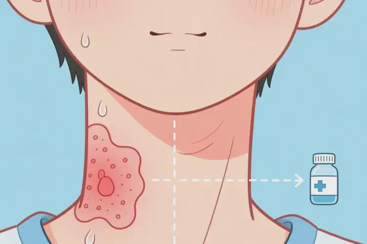 青少年脖子上偶爾起濕疹可以徹底自愈嗎(圖2)